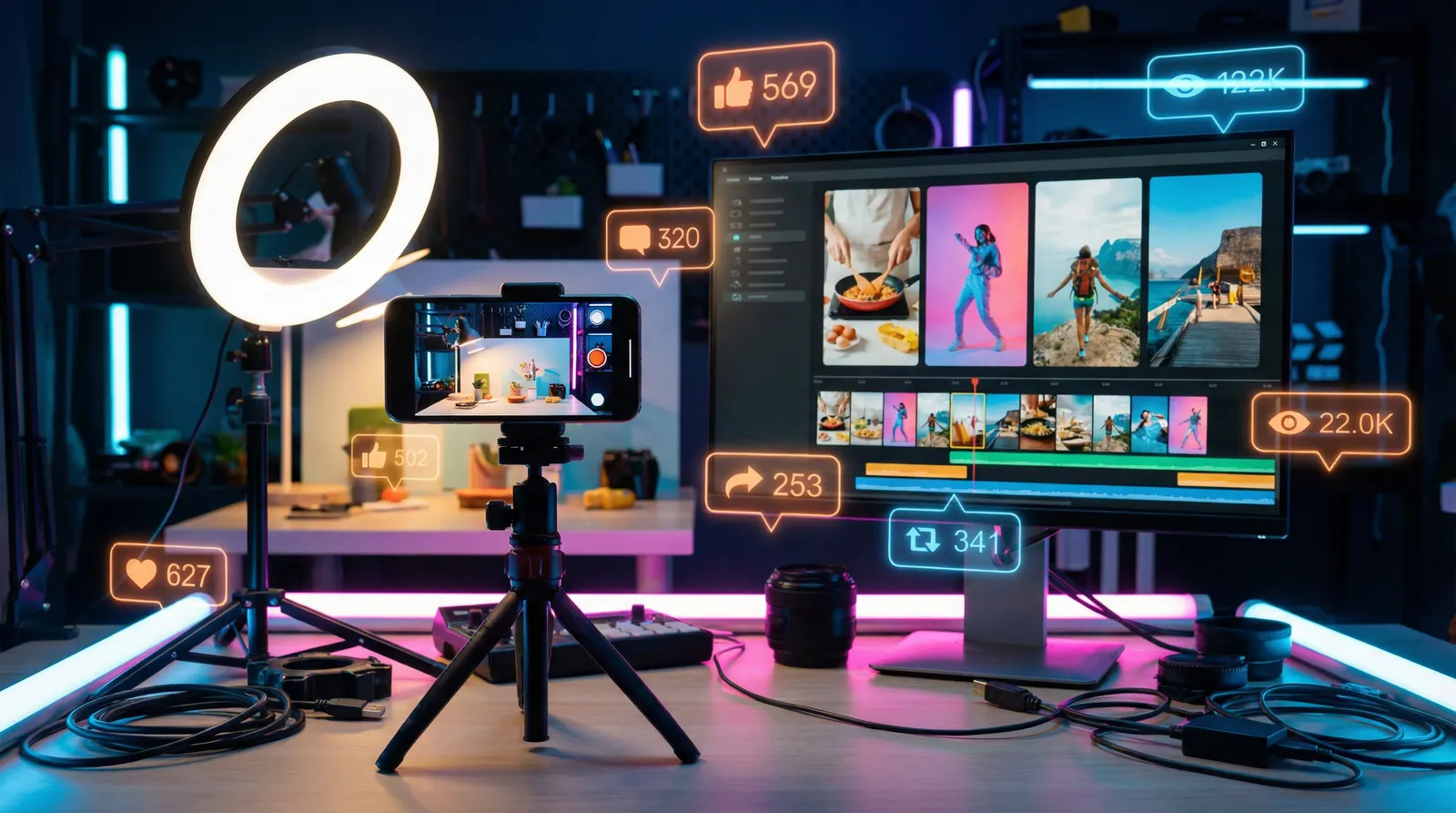 国产视频 街头美食视频模板